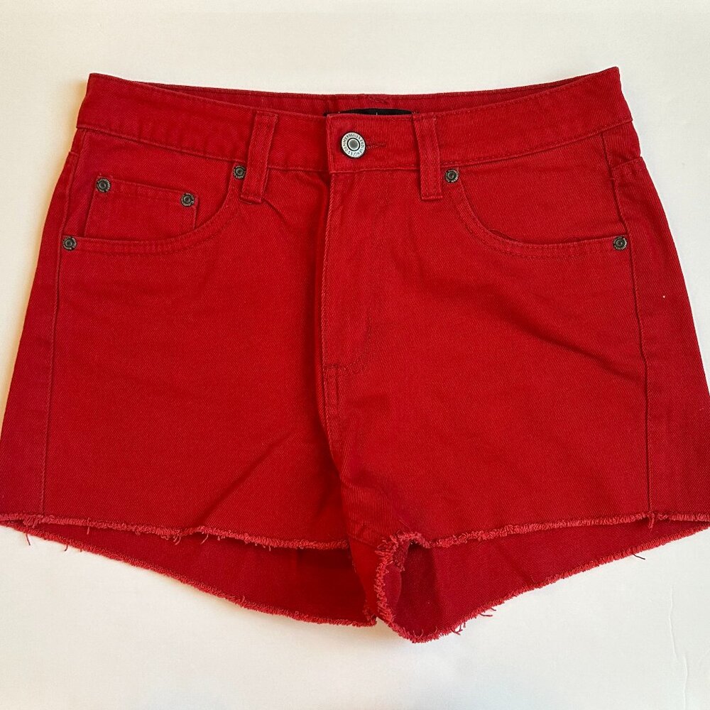 BLUENOTES - Red Jean Shorts